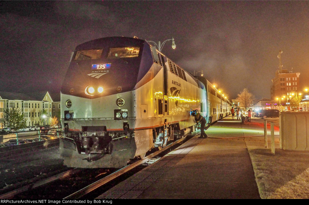 The southbound City of New Orleans calls at Memphis